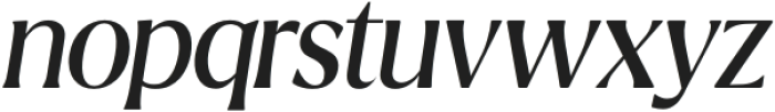 Ridesta-Italic otf (400) Font LOWERCASE