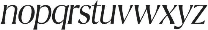 Ridesta Light Italic otf (300) Font LOWERCASE