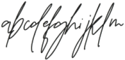 Ridgent Signature Regular otf (400) Font LOWERCASE