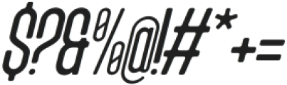 Ridjames Italic otf (400) Font OTHER CHARS
