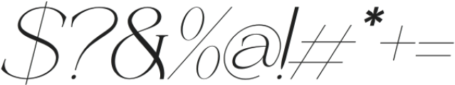 Rifaliko Italic otf (400) Font OTHER CHARS