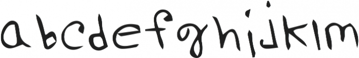 RiftaMessy Regular ttf (400) Font LOWERCASE