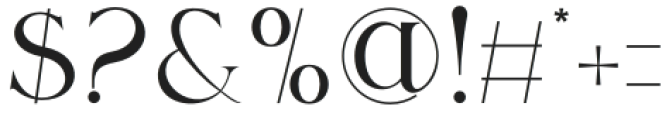 Rigena Regular otf (400) Font OTHER CHARS