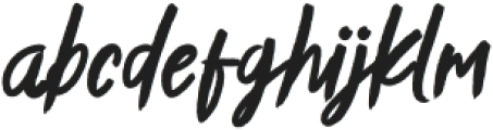 Right Flower Script otf (400) Font LOWERCASE