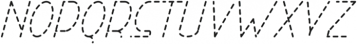 Right Hand Light Italic Dash ttf (300) Font LOWERCASE