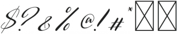 Right Signature Regular otf (400) Font OTHER CHARS