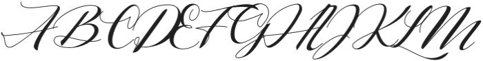 Right Signature Regular otf (400) Font UPPERCASE