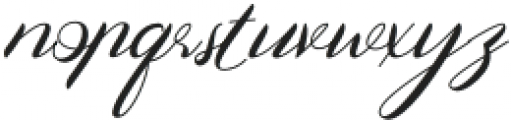 Right Signature Regular otf (400) Font LOWERCASE