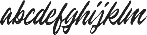 Rightion ttf (400) Font LOWERCASE