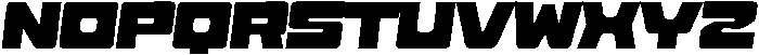 Rigid Italic otf (400) Font LOWERCASE