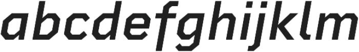 Rigid Square SemiBold Italic otf (600) Font LOWERCASE