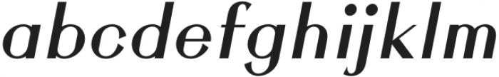 Rigidica Display Bold Oblique otf (700) Font LOWERCASE