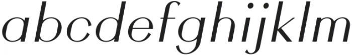 Rigidica Display Regular Oblique otf (400) Font LOWERCASE