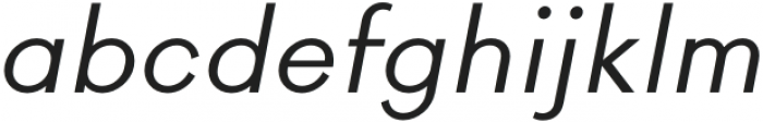 Rigidica Text Regular Oblique otf (400) Font LOWERCASE