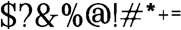Rigidon Mono Regular otf (400) Font OTHER CHARS