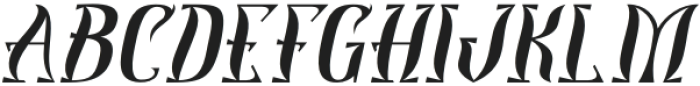 Rigmor Italic otf (400) Font UPPERCASE
