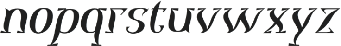 Rigmor Italic otf (400) Font LOWERCASE