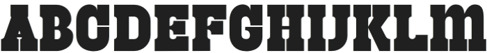 Rigrofe Regular otf (400) Font UPPERCASE