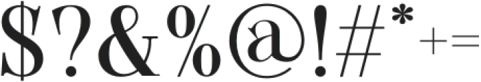 Rikatin Regular otf (400) Font OTHER CHARS