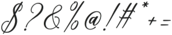 Rilland Script otf (400) Font OTHER CHARS