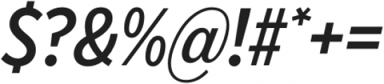 Rilo Medium Italic otf (500) Font OTHER CHARS