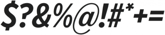 Rilo SemiBold Italic otf (600) Font OTHER CHARS