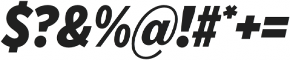 Rilo UltraBold Italic otf (700) Font OTHER CHARS