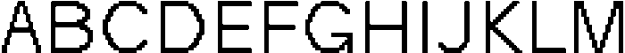Rimini pixel Regular otf (400) Font UPPERCASE