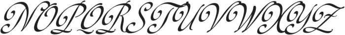 Rinapelle Script Regular otf (400) Font UPPERCASE