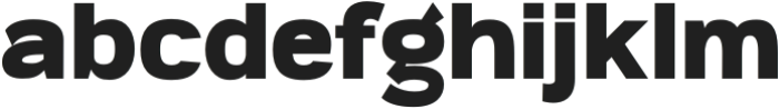 Ringtail Sans Serif Regular otf (400) Font LOWERCASE