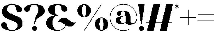 Rinova Regular otf (400) Font OTHER CHARS
