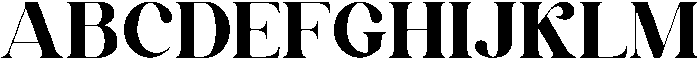 Rinova Regular otf (400) Font UPPERCASE