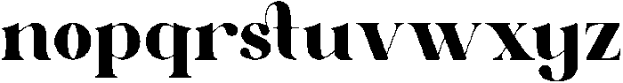 Rinova Regular otf (400) Font LOWERCASE