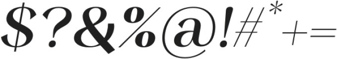 Rintik Italic otf (400) Font OTHER CHARS