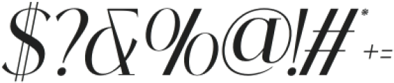 RiolaMystic-Oblique otf (400) Font OTHER CHARS