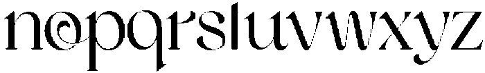 Riona-Regular otf (400) Font LOWERCASE