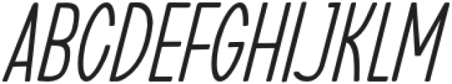 Riot Gang Italic otf (400) Font LOWERCASE