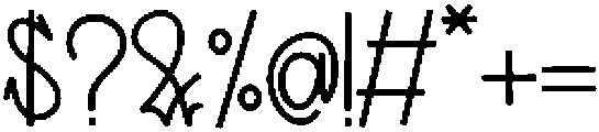 Riot Sketch otf (400) Font OTHER CHARS