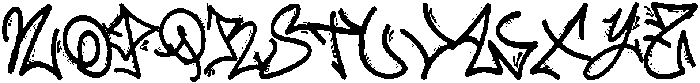 Riot Sketch otf (400) Font UPPERCASE