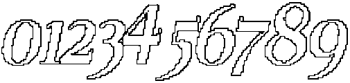 Ripete Pixel Outline otf (400) Font OTHER CHARS