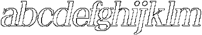 Ripete Pixel Outline otf (400) FONT