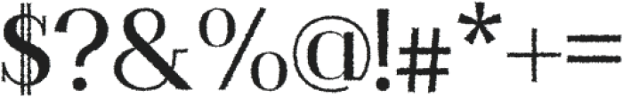 RipeteRough-Regular otf (400) Font OTHER CHARS