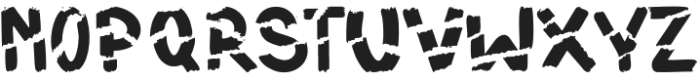 Ripped Grunge Regular otf (400) Font UPPERCASE