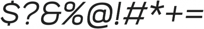 Ripple Medium Italic otf (500) Font OTHER CHARS
