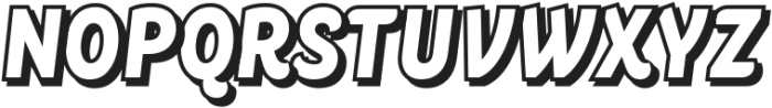 Ripster Soft Shadow otf (400) Font LOWERCASE