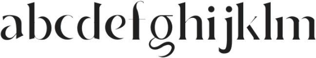 Riqsa Thin otf (100) Font LOWERCASE