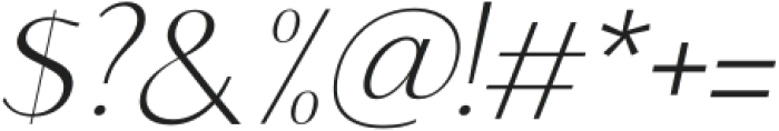 Rise of Beauty Semi Bold Italic otf (600) Font OTHER CHARS