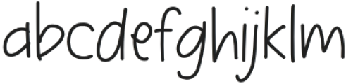 Rise up Regular otf (400) Font LOWERCASE