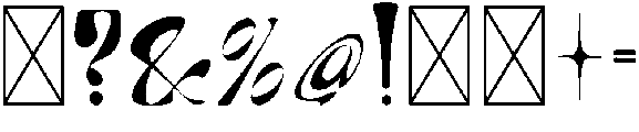 Rising Regular otf (400) Font OTHER CHARS