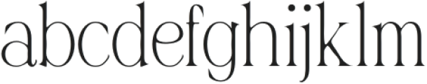 Risley Drawn otf (400) Font LOWERCASE